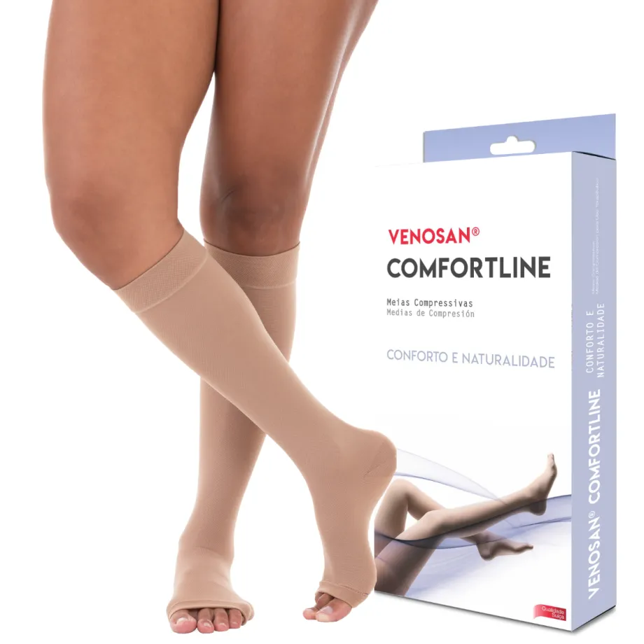 Meia Venosan Comfortline Compressão 20-30 mmHg, 3/4