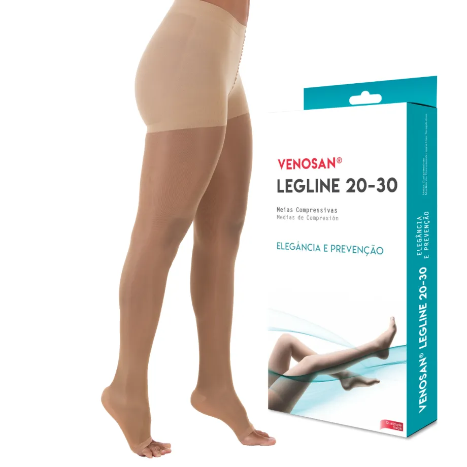 Meia de Compressão Legline 20-30 mmHg, Meia Calça